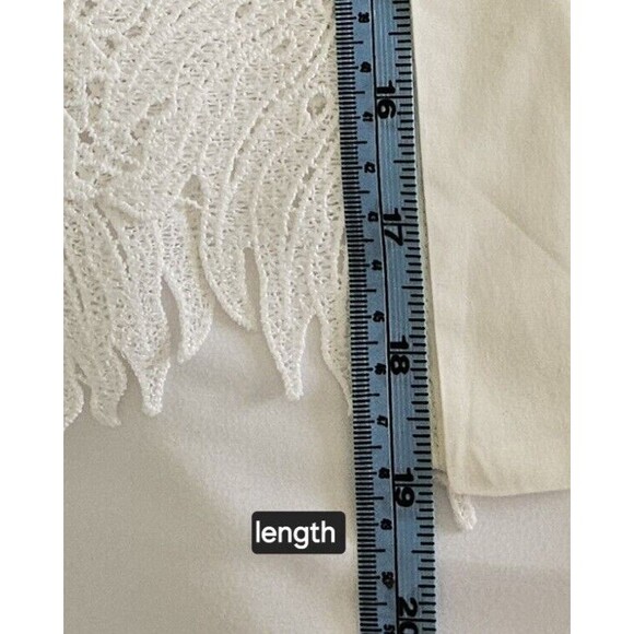 OshKosh Genuine Kid Toddler Girls Lace Swimsuit Cover Up Almond Cream Size 3T - Picture 9 of 11